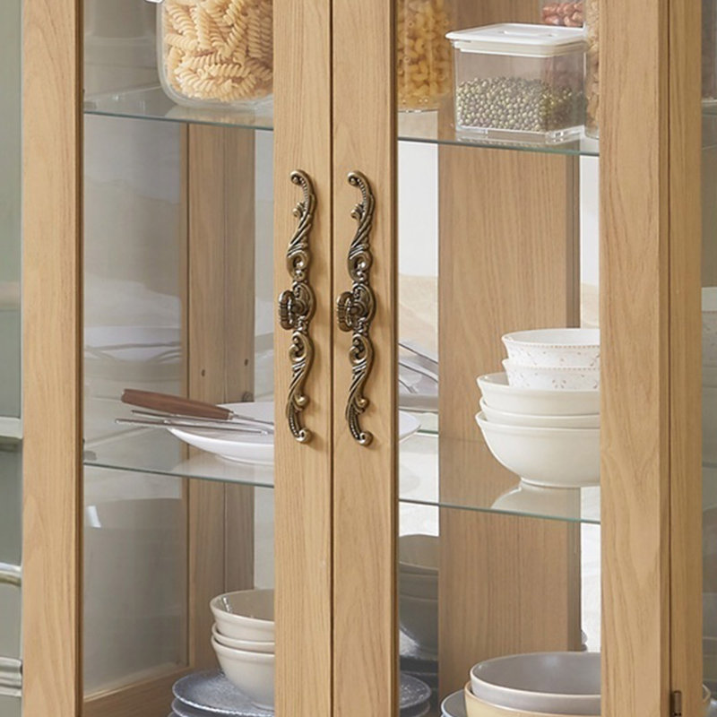 Retro glass display cabinet hotsell
